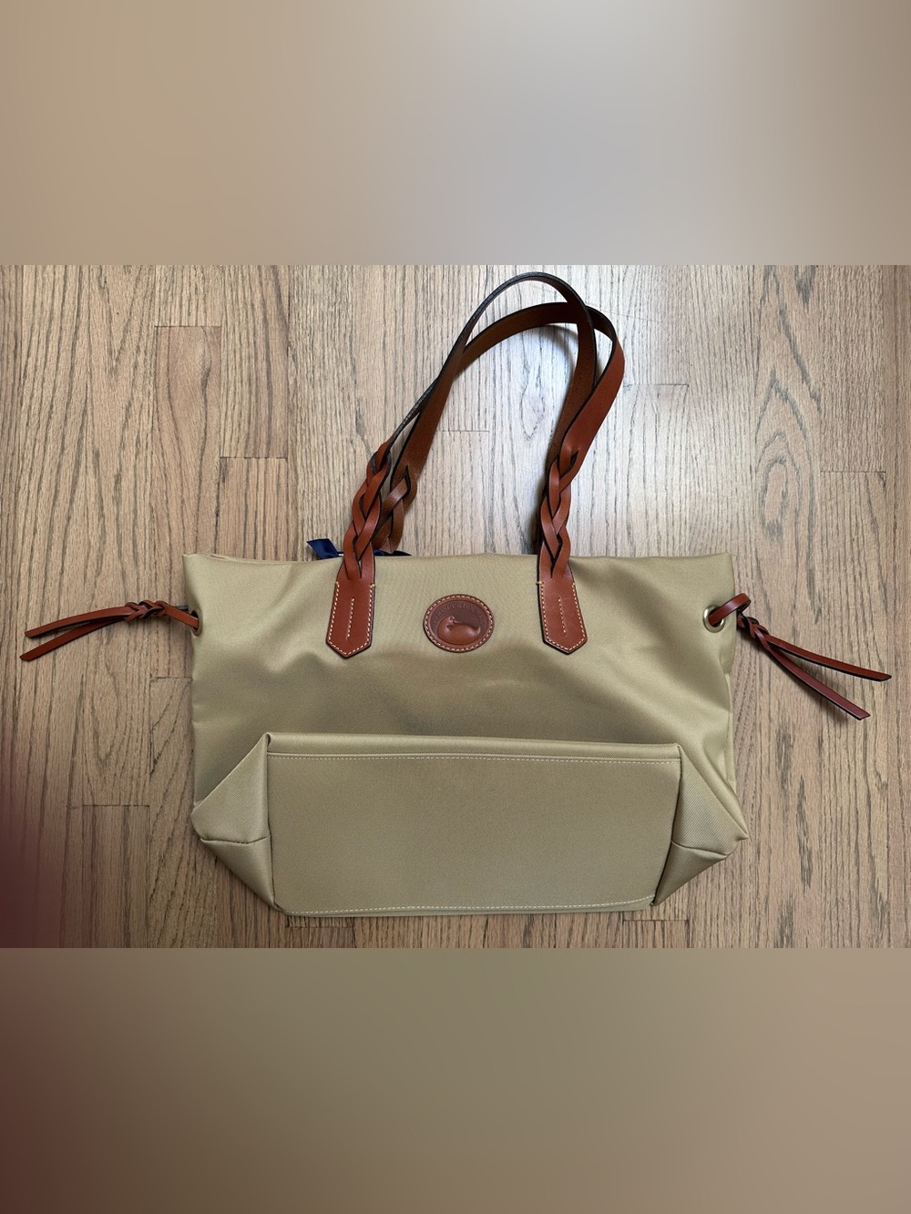 Dooney & Bourke Khaki Shopper Tote Bag - Picture 5 of 10